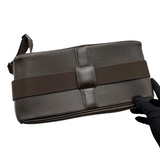 LOUIS VUITTON REPORTER BROWN TAIGA MESSENGER BAG