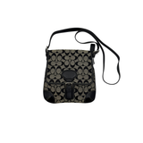 COACH SIGNATURE C LEATHER TRIM CROSSBODY BAG