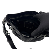 COACH BLACK LEATHER SHOULDER CROSSBODY BAG