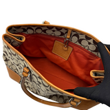 COACH SIGNATURE CAMEL TOTE BAG